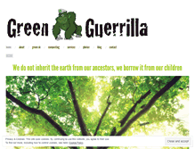 Tablet Screenshot of greenguerrillask.com